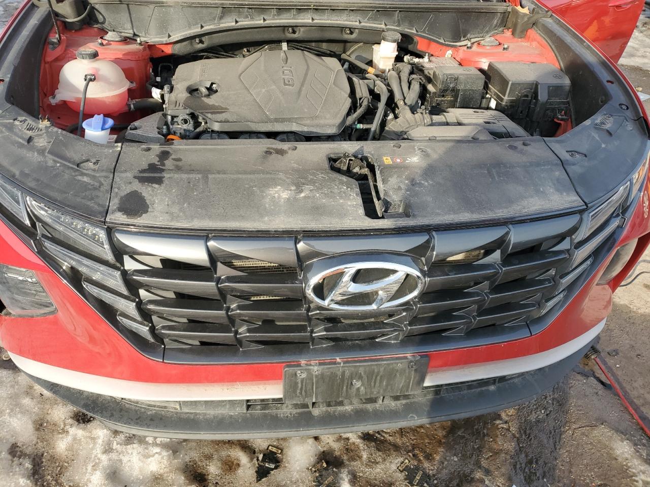 2022 Hyundai Tucson VIN 5NMJBCAE5NH060342 Copart auction photo, rear end damage thumbnail 12