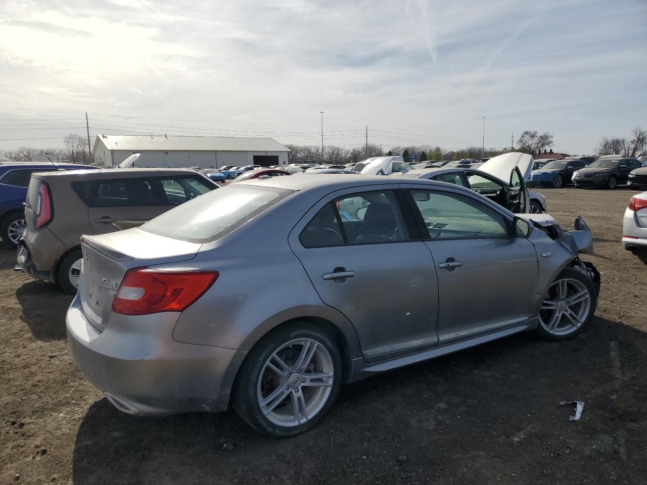 2012 Suzuki Kizashi VIN JS2RF9A8XC6100421 Copart auction photo, front end damage thumbnail 3