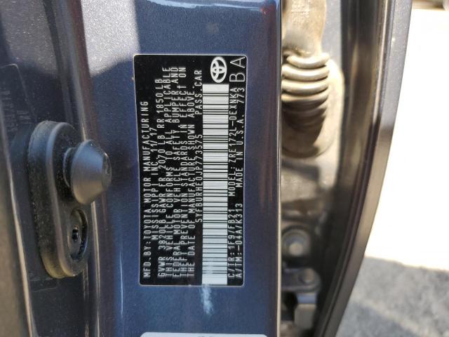 2018 Toyota Corolla VIN 5YFBURHE0JP773575 Copart auction photo, front end / mechanical damage thumbnail 12