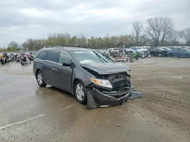 2013 Honda Odyssey VIN 5FNRL5H9XDB027079 Copart auction photo, front end / side damage thumbnail 11