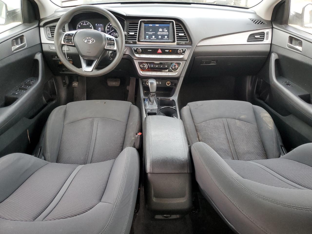 2019 Hyundai Sonata VIN 5NPE24AF3KH792435 Copart auction photo, front end / side damage thumbnail 8