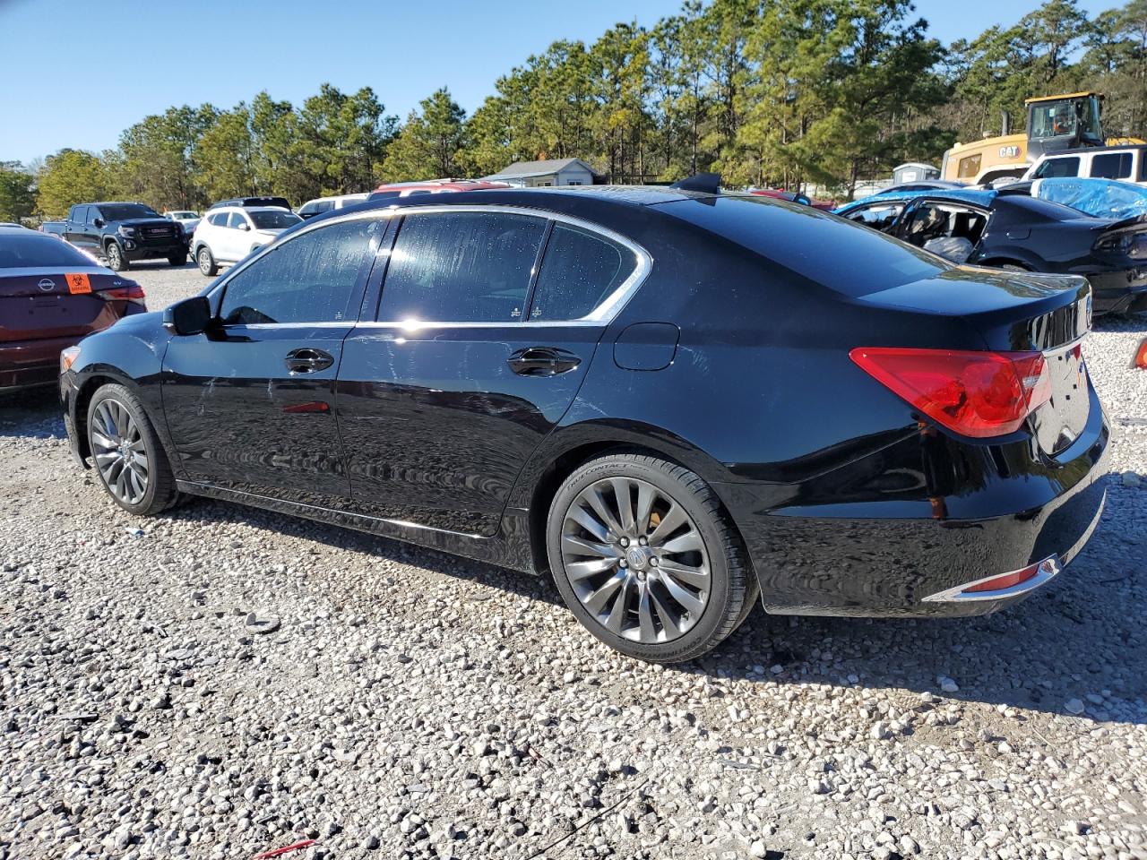 2016 Acura RLX VIN JH4KC1F97GC000032 Copart auction photo, side / front end damage thumbnail 2