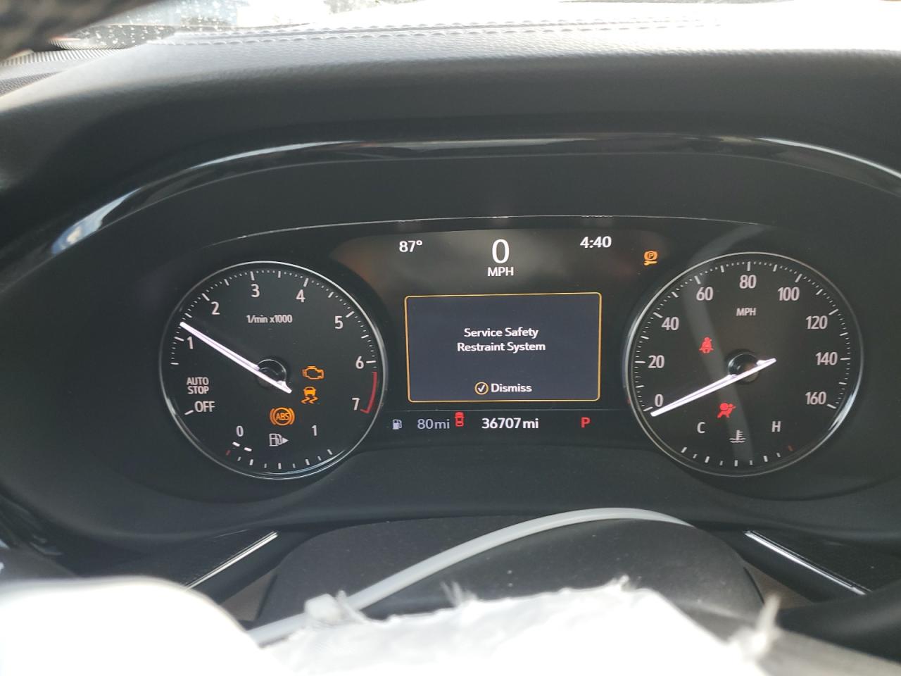 2021 Buick Envision VIN LRBFZNR43MD072438 Copart auction photo, front end damage thumbnail 9