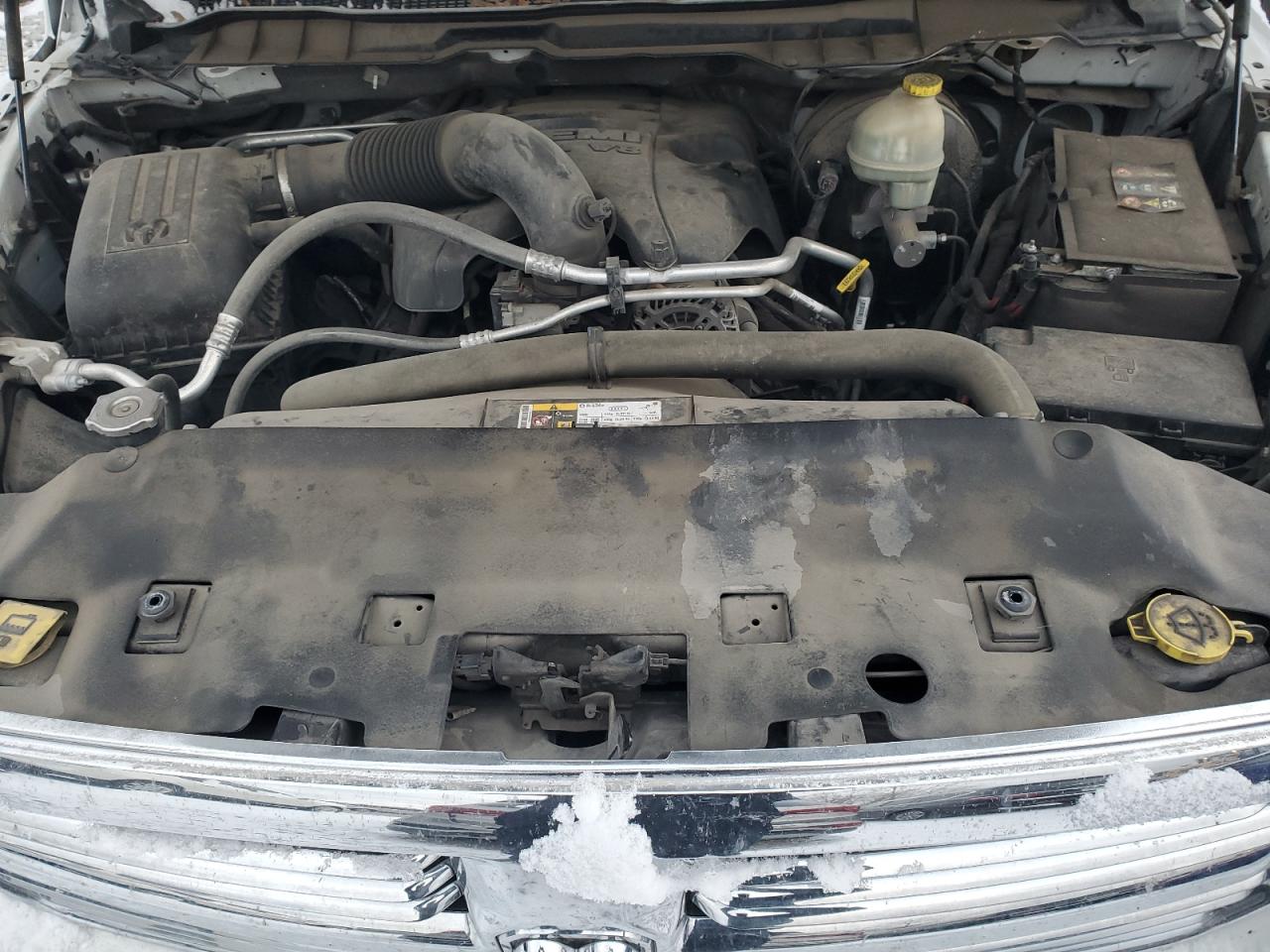 2014 RAM 1500 VIN 1C6RR7GT6ES153085 Copart auction photo, front end damage thumbnail 12