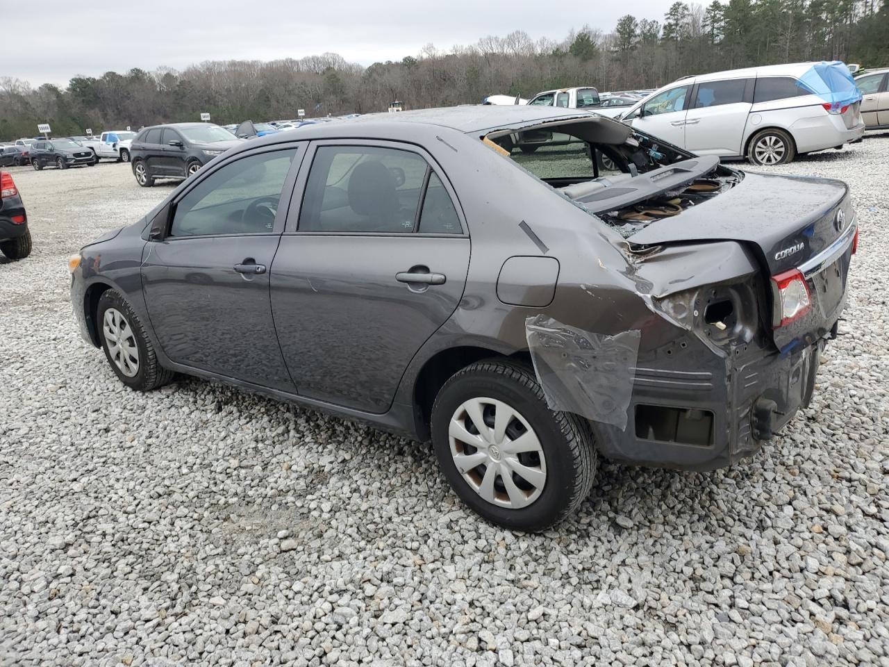 2012 Toyota Corolla VIN 5YFBU4EEXCP012210 Copart auction photo, rear end / minor dent/scratches damage thumbnail 2