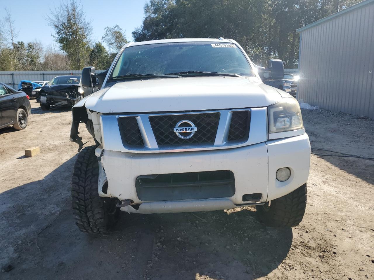 2013 Nissan Titan VIN 1N6BA0EC2DN312206 Copart auction photo, front end damage thumbnail 5