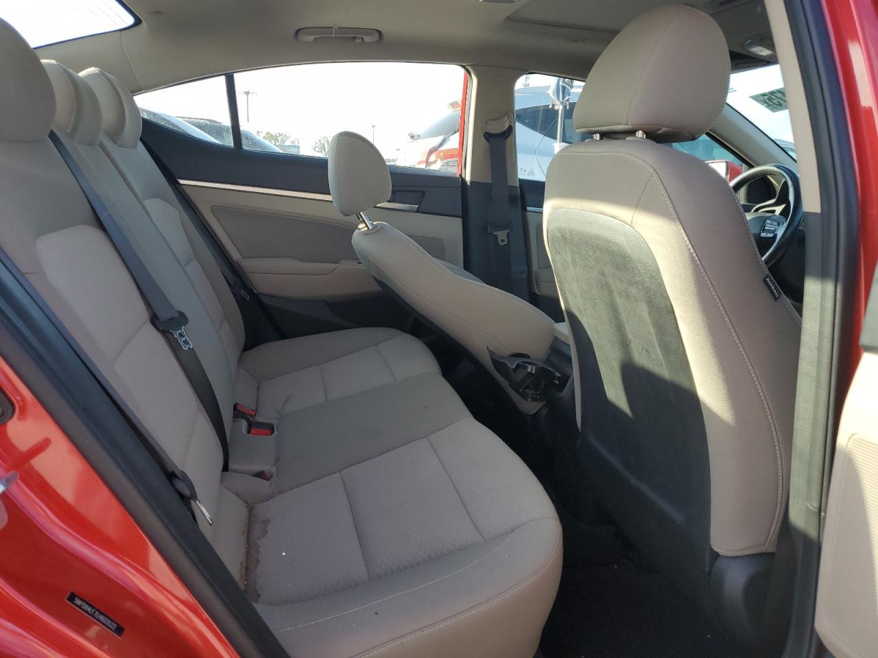 2020 Hyundai Elantra VIN 5NPD84LF7LH603522 Copart auction photo, rear end / front end damage thumbnail 10