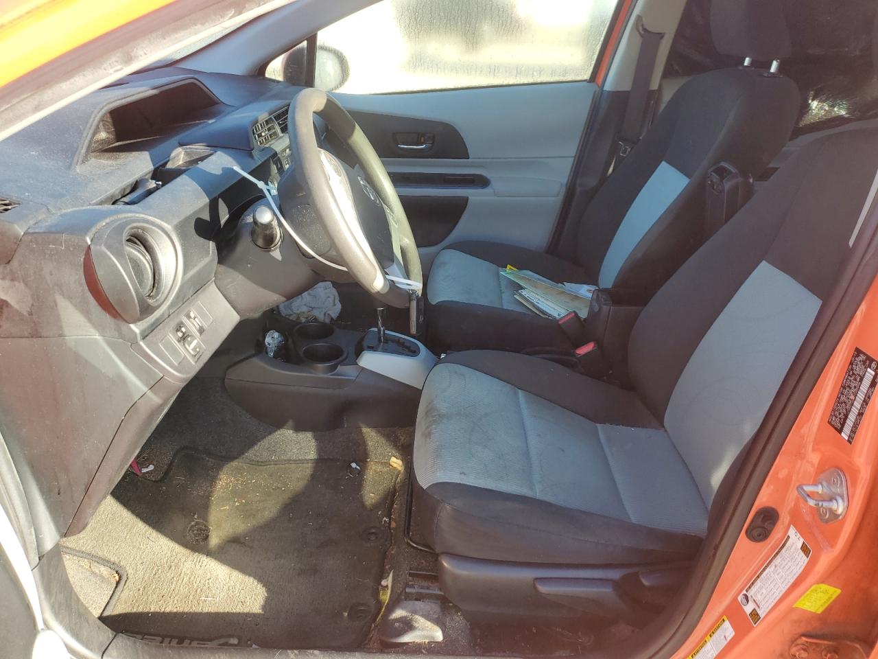 2013 Toyota Prius VIN JTDKDTB34D1035596 Copart auction photo, vandalism damage thumbnail 7