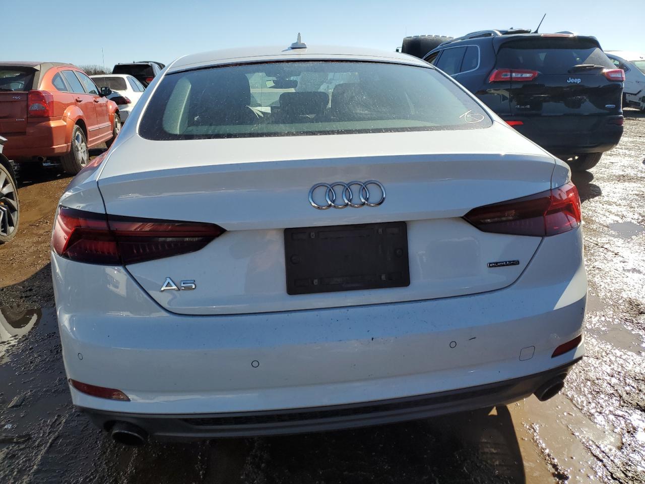 2019 Audi A5 VIN WAUENCF56KA077381 Copart auction photo, front end damage thumbnail 6