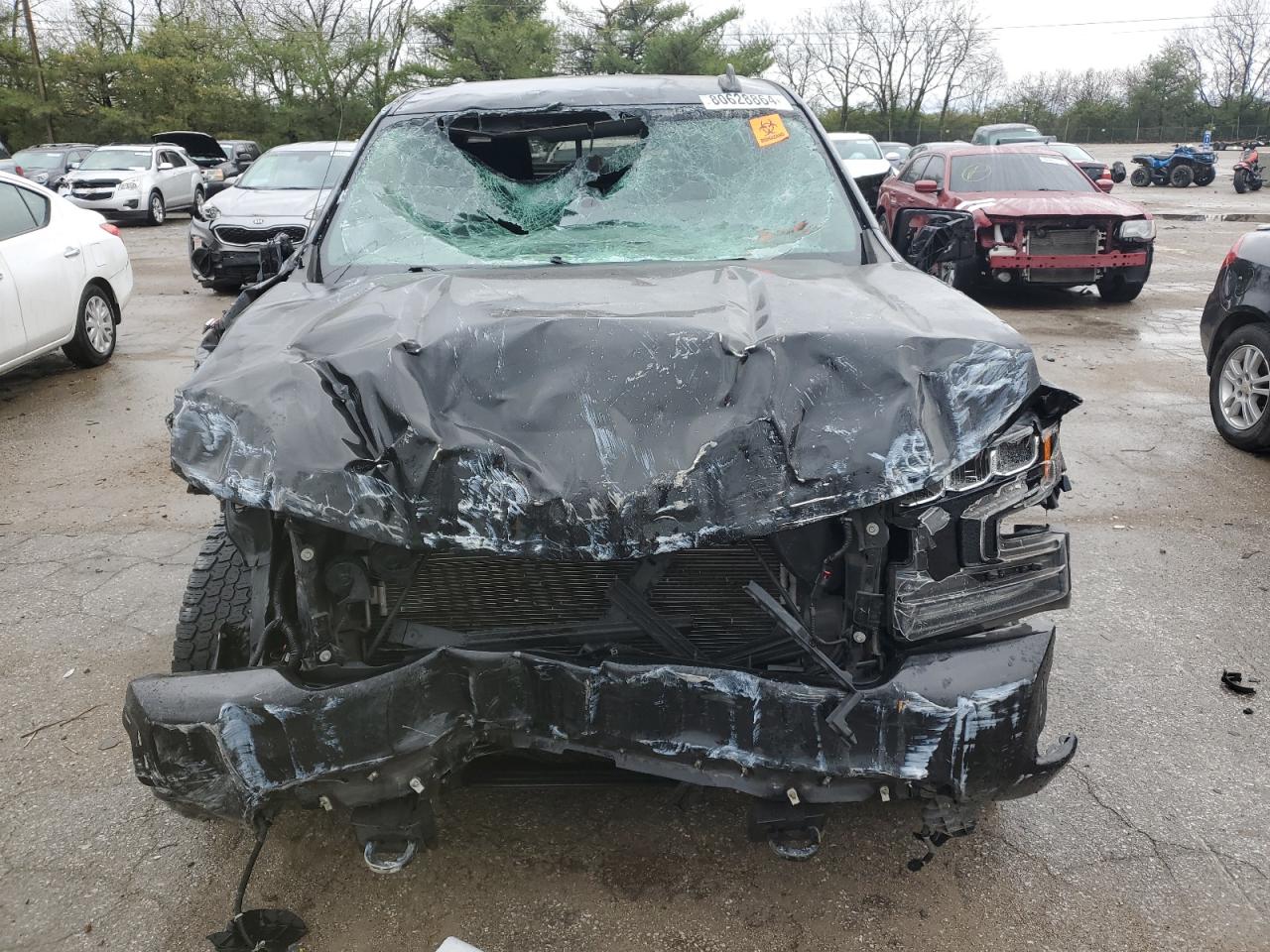 2020 Chevrolet Silverado VIN 1GCUYEED7LZ127556 Copart auction photo, all over / mechanical damage thumbnail 5
