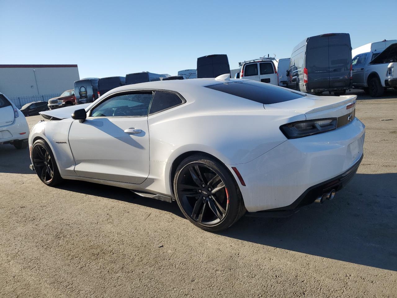 2018 Chevrolet Camaro VIN 1G1FB1RS9J0189983 Copart auction photo, front end / undercarriage damage thumbnail 2