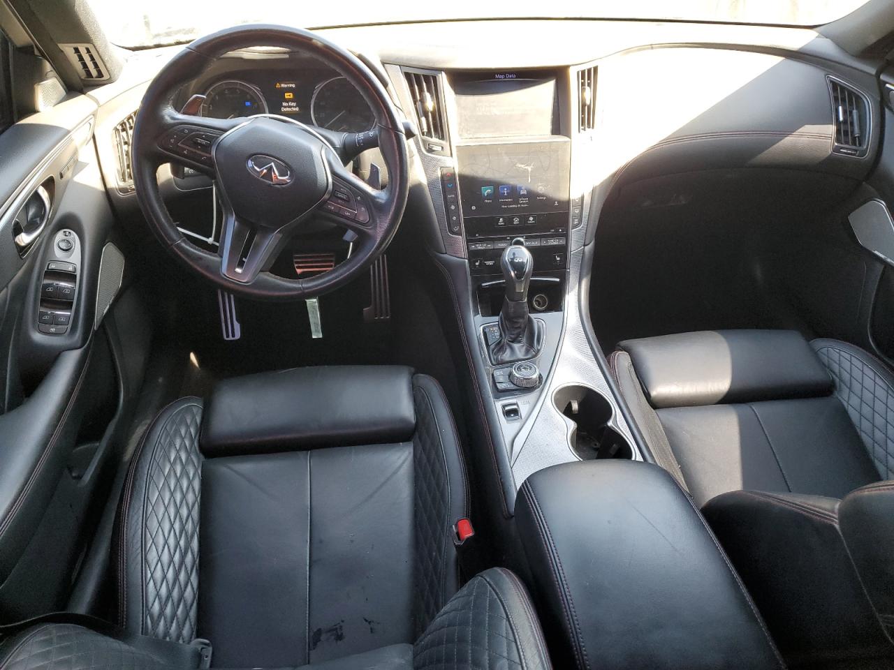 2019 Infiniti Q50 VIN JN1FV7ARXKM801244 Copart auction photo, front end / side damage thumbnail 8