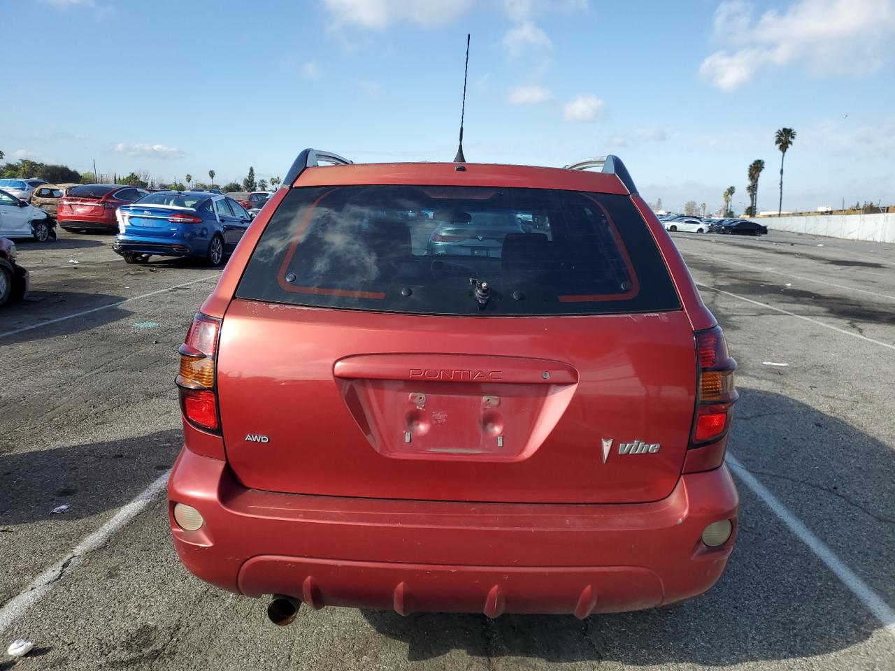 2006 Pontiac Vibe VIN 5Y2SM65866Z416587 Copart auction photo, side / rear end damage thumbnail 6