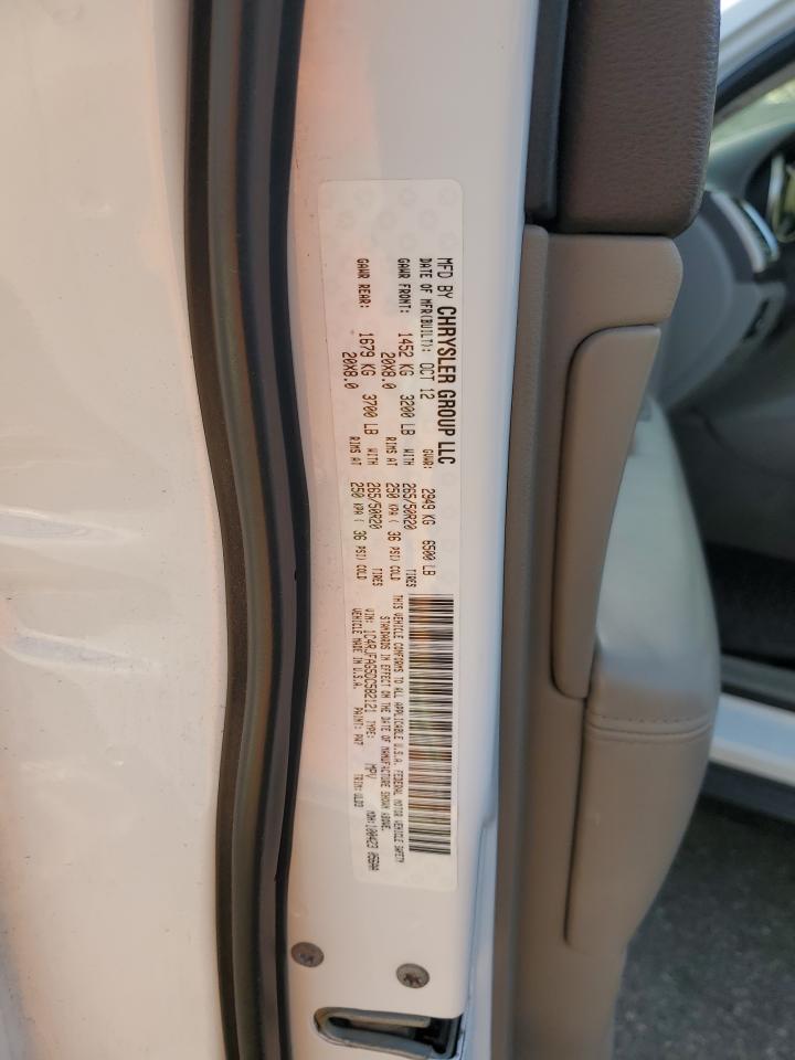 2013 Jeep Grand Cherokee VIN 1C4RJFAG5DC582121 Copart auction photo, undercarriage / minor dent/scratches damage thumbnail 13