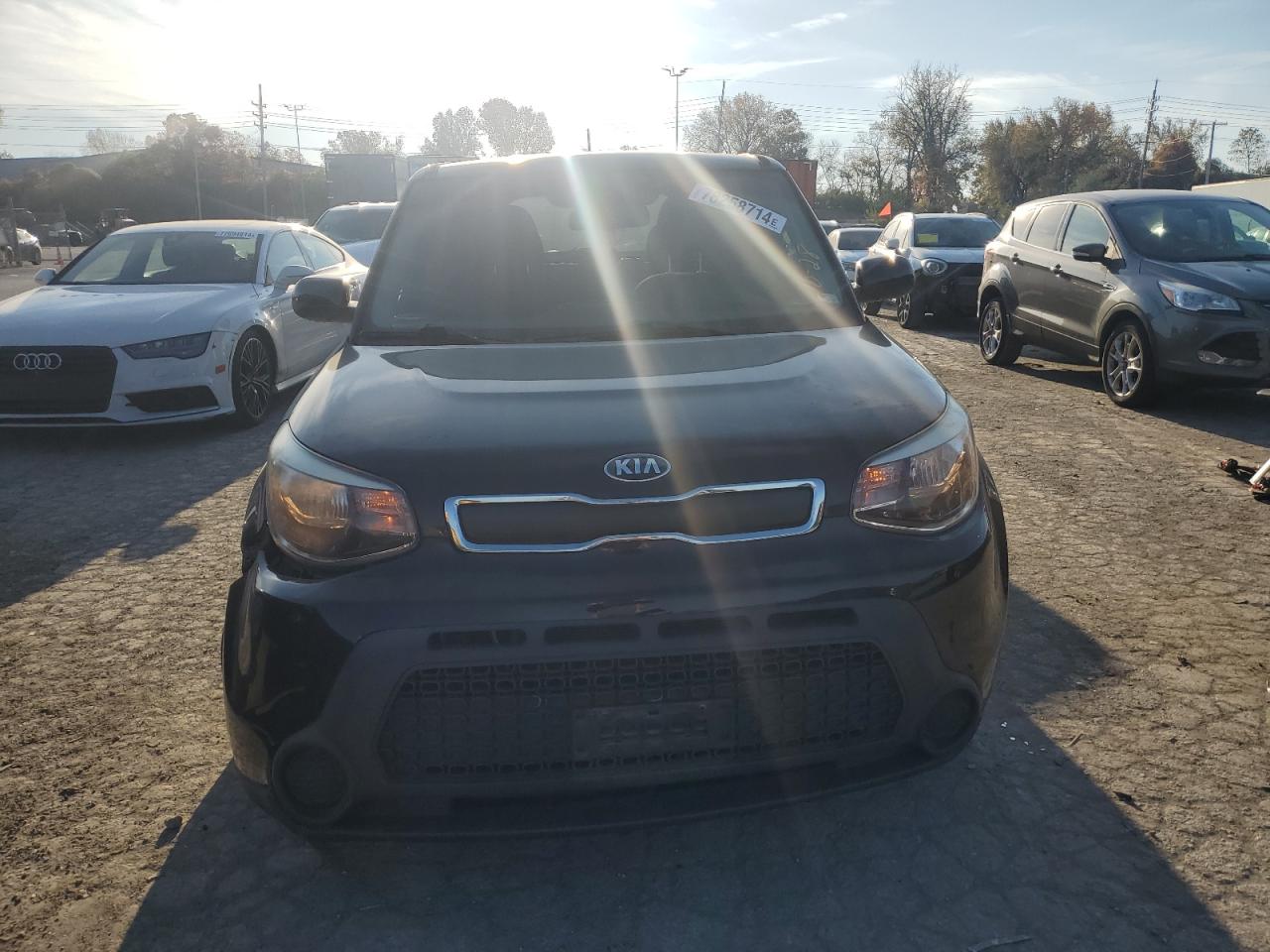 2015 KIA Soul VIN KNDJN2A23F7210786 Copart auction photo, front end / undercarriage damage thumbnail 5
