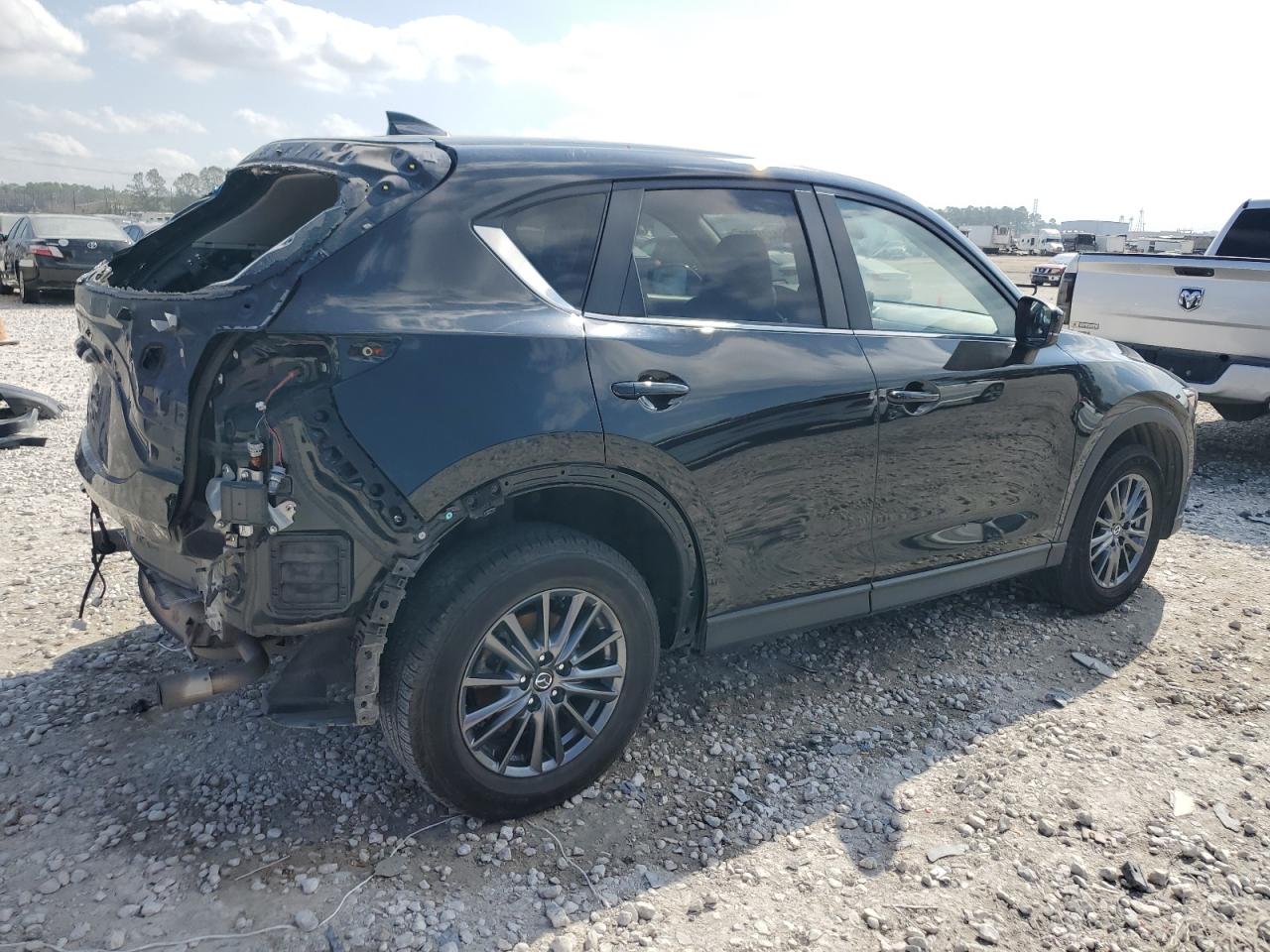 2021 Mazda CX-5 VIN JM3KFBCM3M0339737 Copart auction photo, rear end damage thumbnail 3