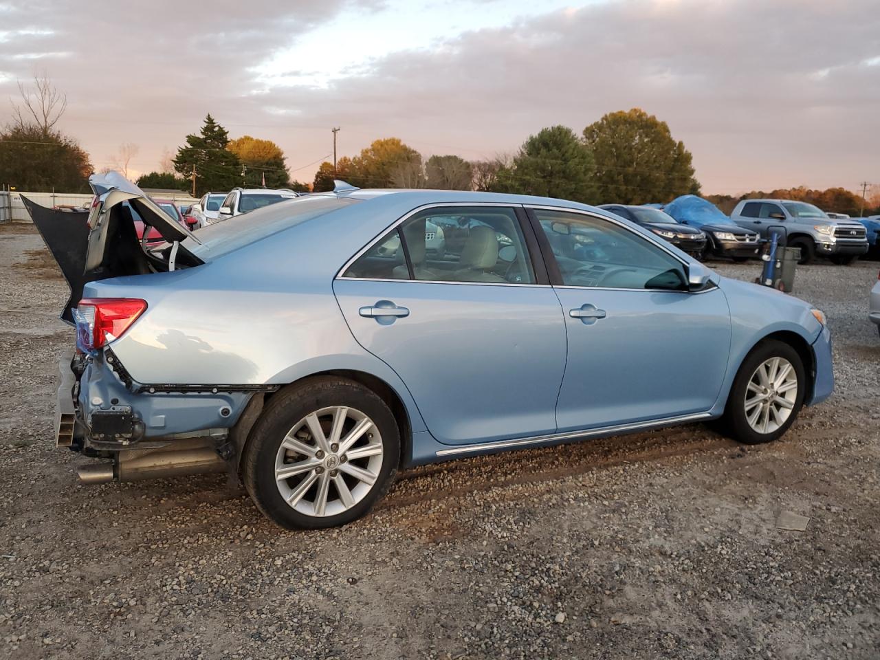 2012 Toyota Camry VIN 4T1BK1FK0CU520371 Copart auction photo, rear end damage thumbnail 3