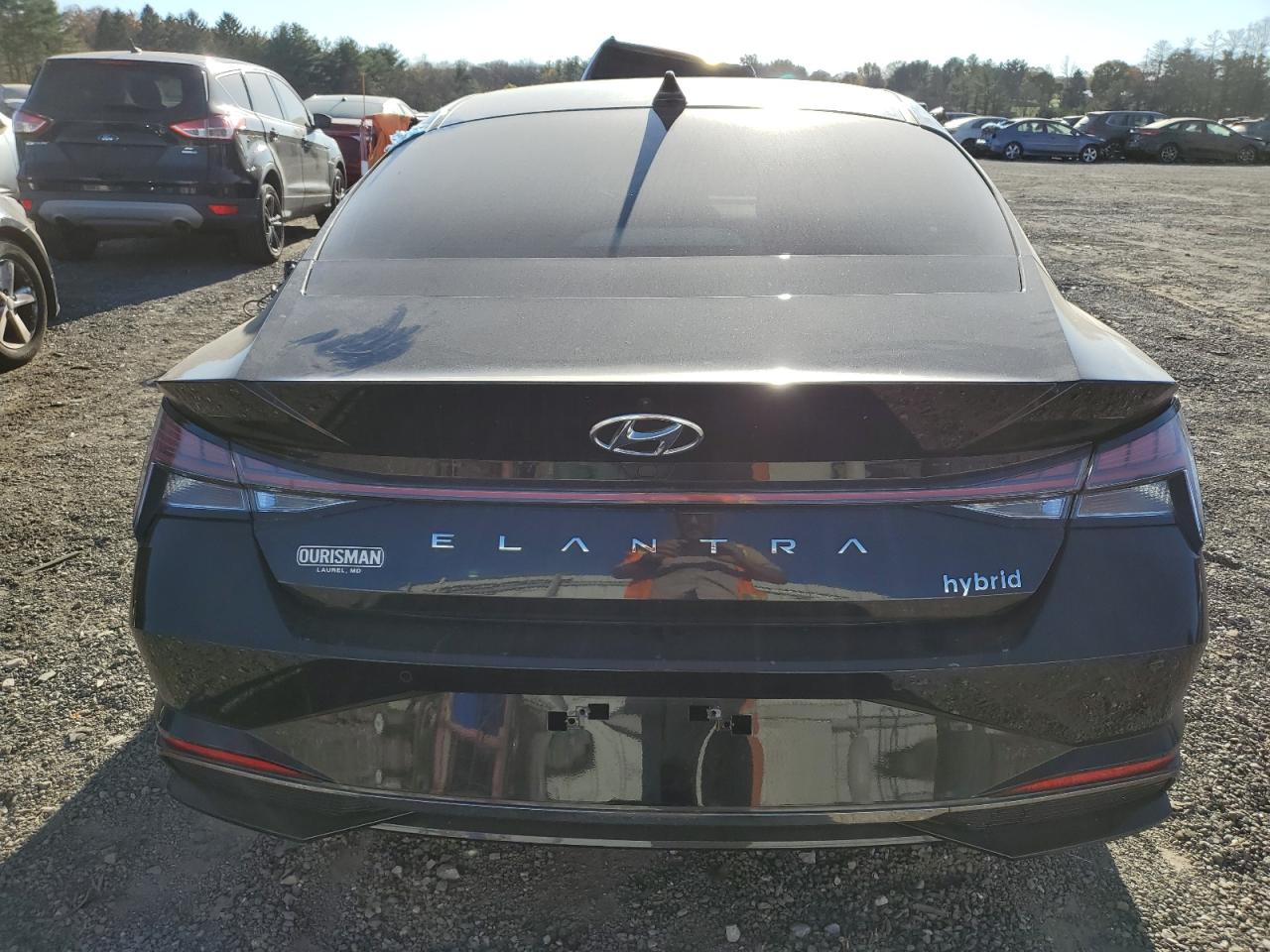 2022 Hyundai Elantra VIN KMHLN4AJ1NU015583 Copart auction photo, all over damage thumbnail 6