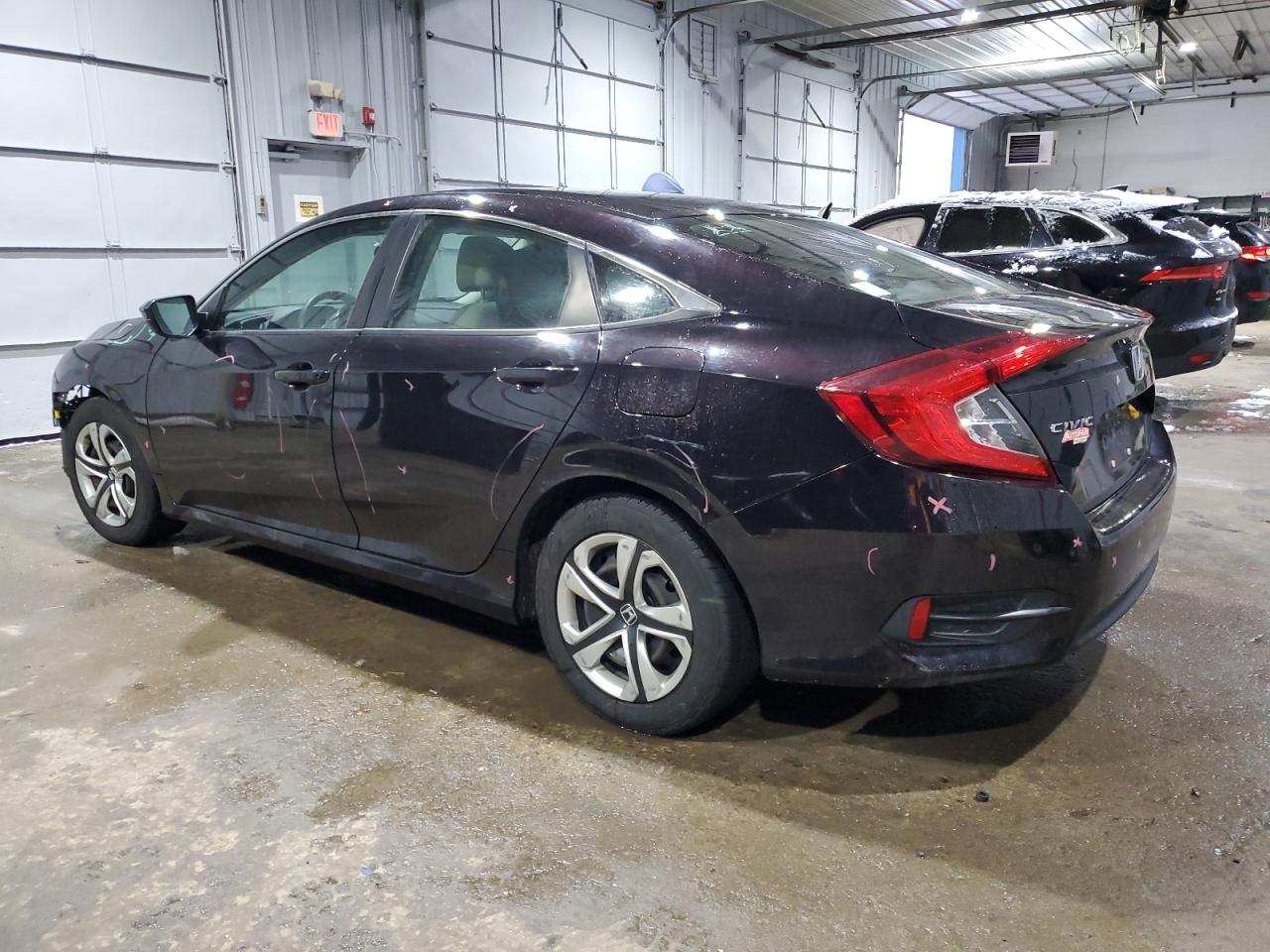 2016 Honda Civic VIN 19XFC2F50GE095628 Copart auction photo, front end / side damage thumbnail 2
