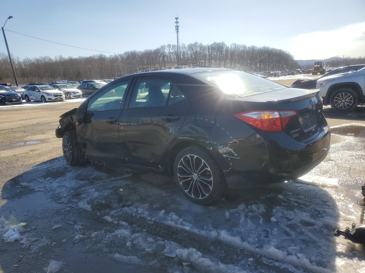 2014 Toyota Corolla VIN 2T1BURHE6EC106497 Copart auction photo, all over damage thumbnail 2