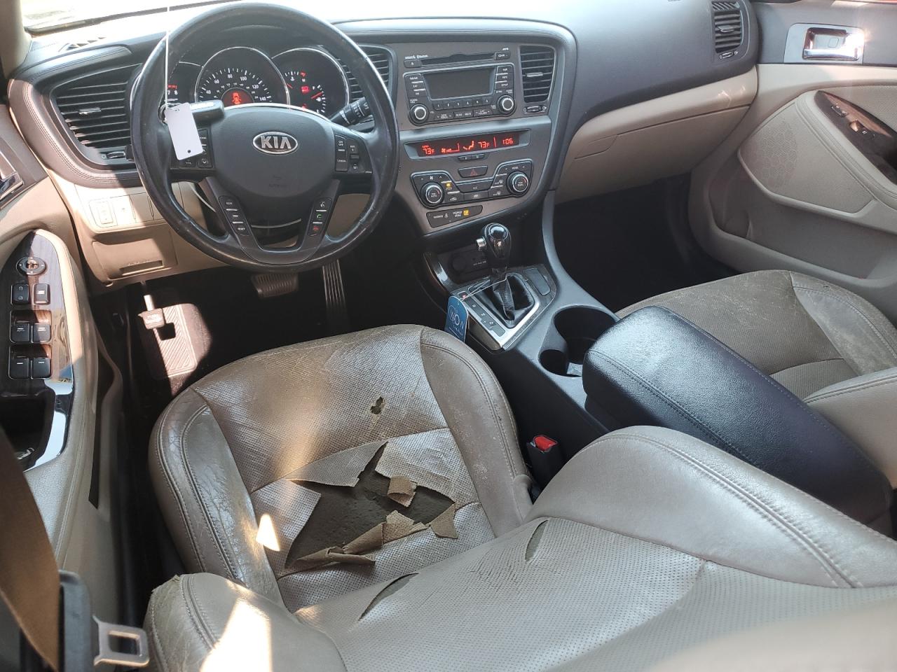 2013 KIA Optima VIN 5XXGN4A70DG106827 Copart auction photo, side / rear end damage thumbnail 8