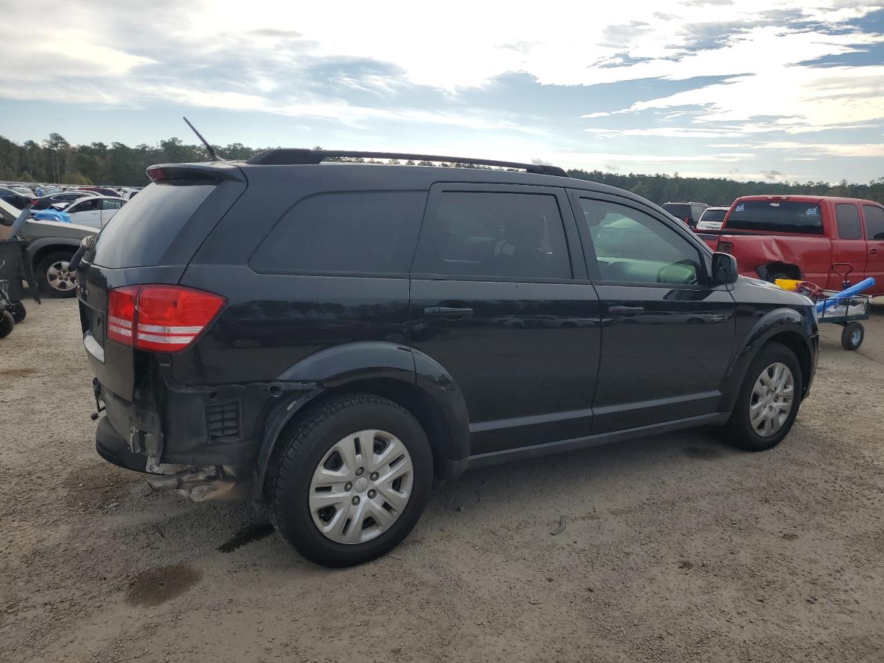 2019 Dodge Journey VIN 3C4PDCAB1KT747150 Copart auction photo, rear end damage thumbnail 3
