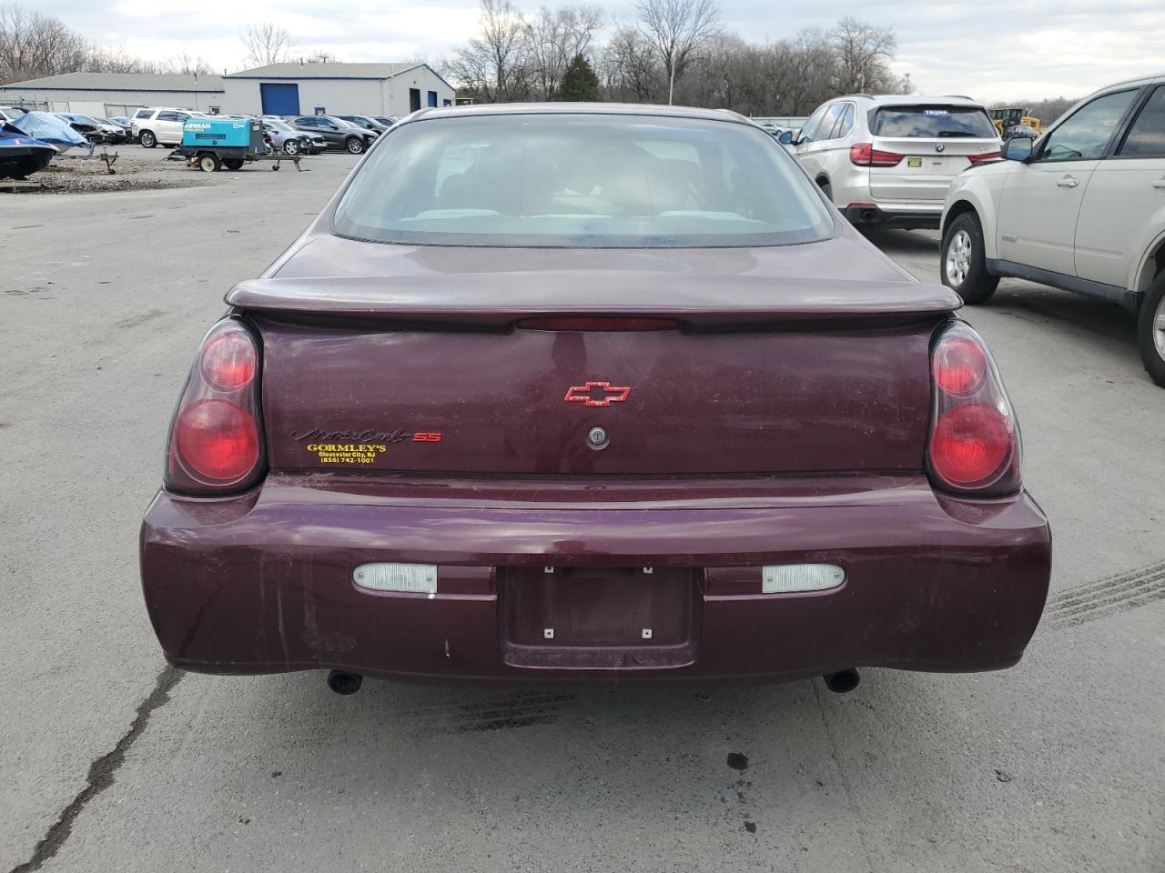 2003 Chevrolet Monte Carlo VIN 2G1WX12K639298227 Copart auction photo, front end damage thumbnail 6
