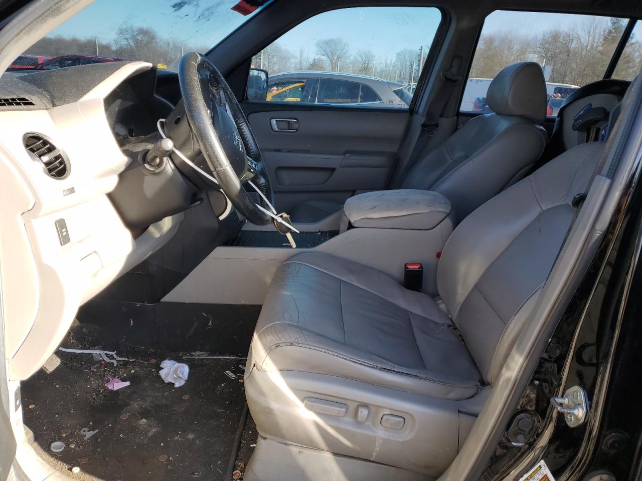 2011 Honda Pilot VIN 5FNYF4H55BB085253 Copart auction photo, front end / side damage thumbnail 7