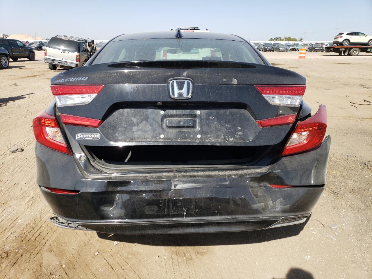 2020 Honda Accord VIN 1HGCV1F11LA133421 Copart auction photo, rear end damage thumbnail 6