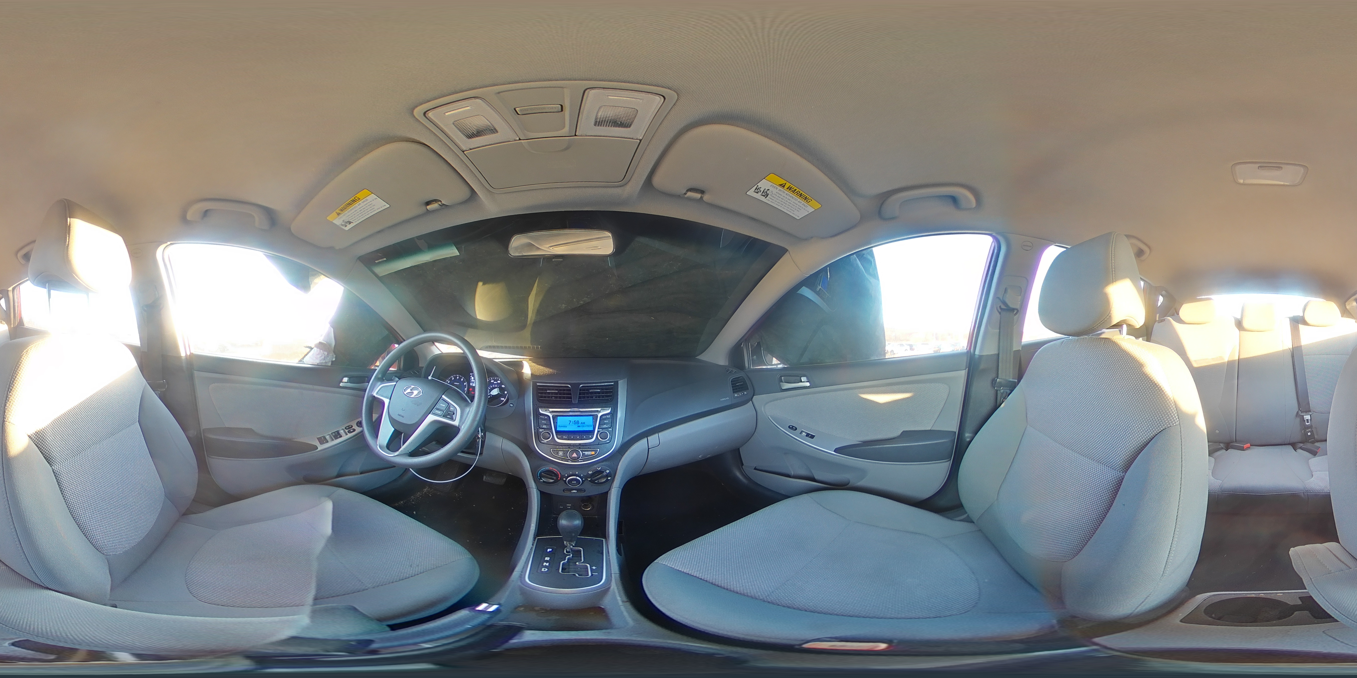 2014 Hyundai Accent VIN KMHCT5AE7EU196820 Copart auction photo, front end / minor dent/scratches damage thumbnail 12