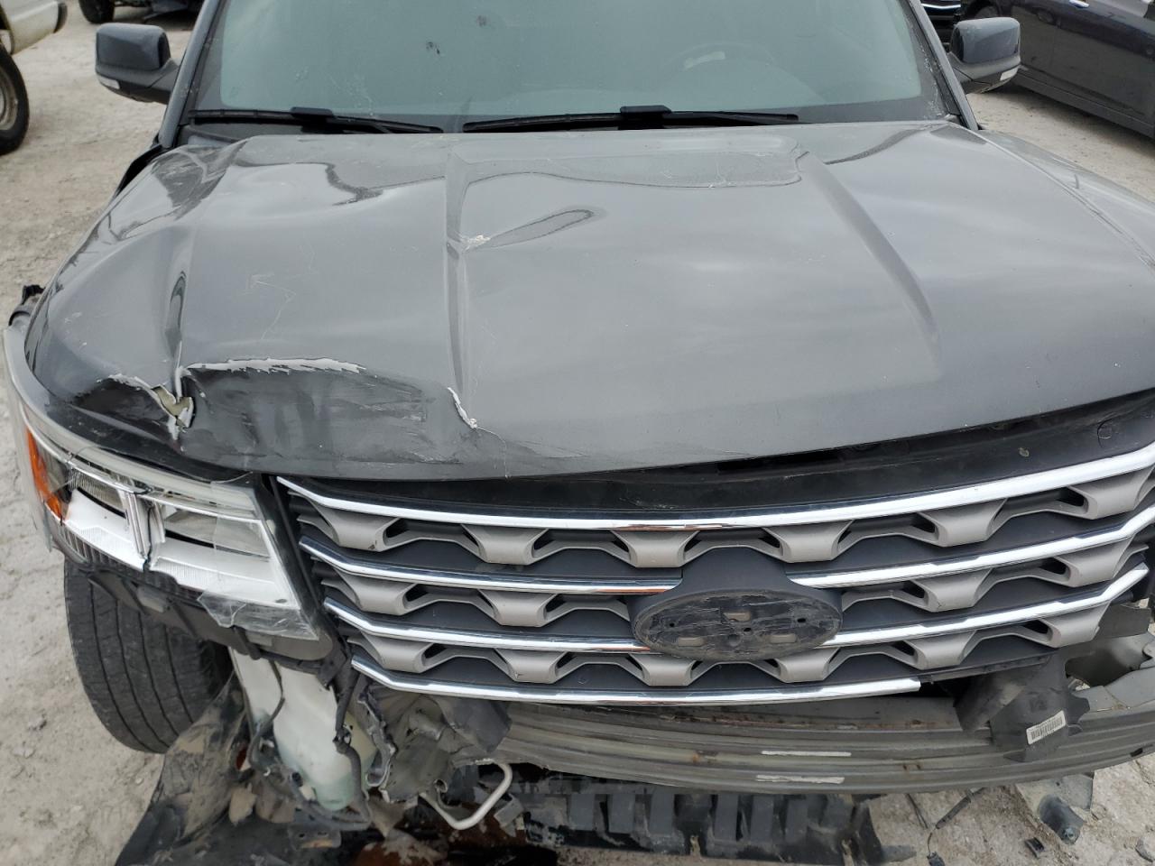 2016 Ford Explorer VIN 1FM5K8D84GGC70750 Copart auction photo, front end / mechanical damage thumbnail 12