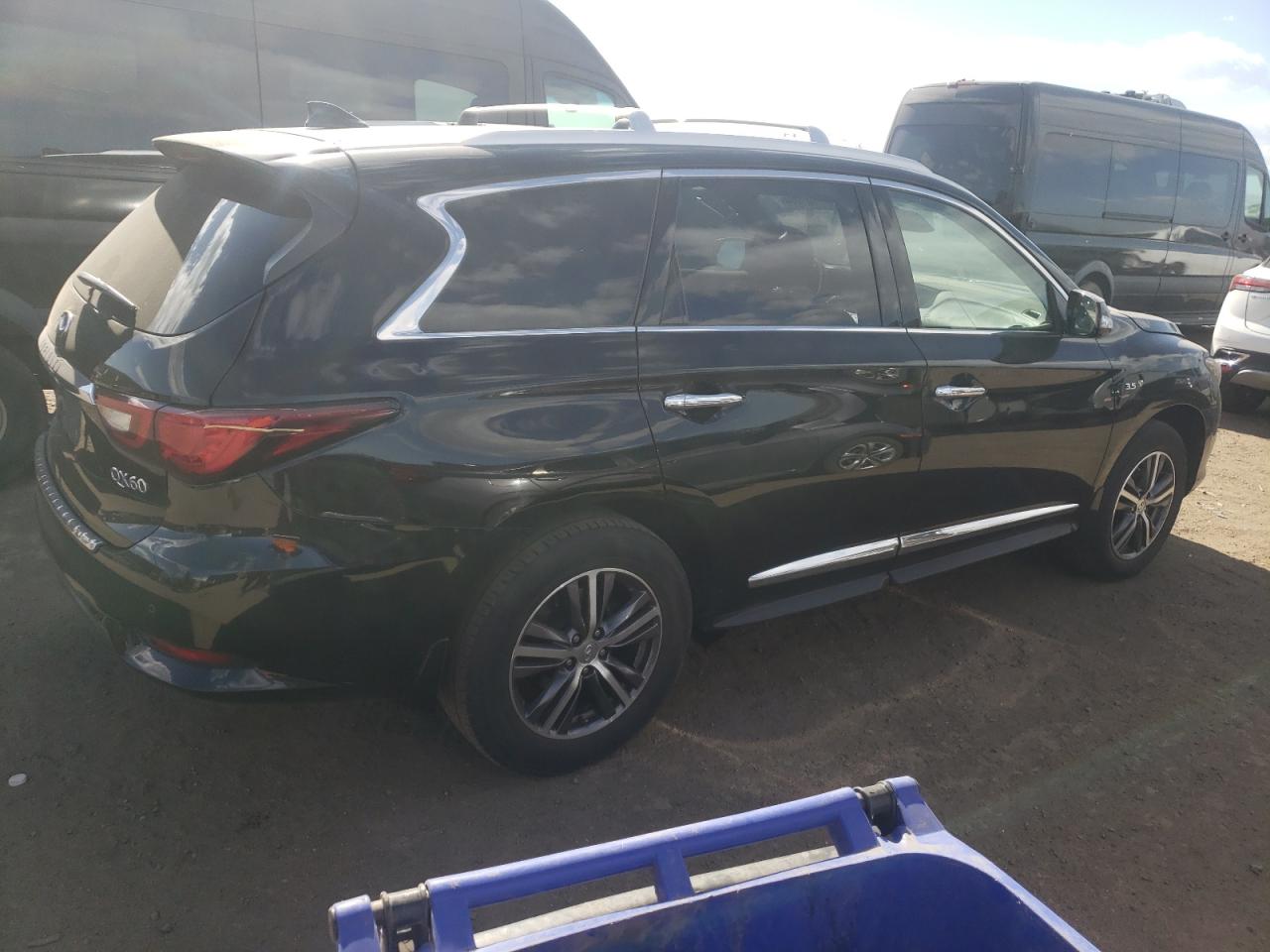2019 Infiniti QX60 VIN 5N1DL0MM8KC525228 Copart auction photo, hail damage thumbnail 3