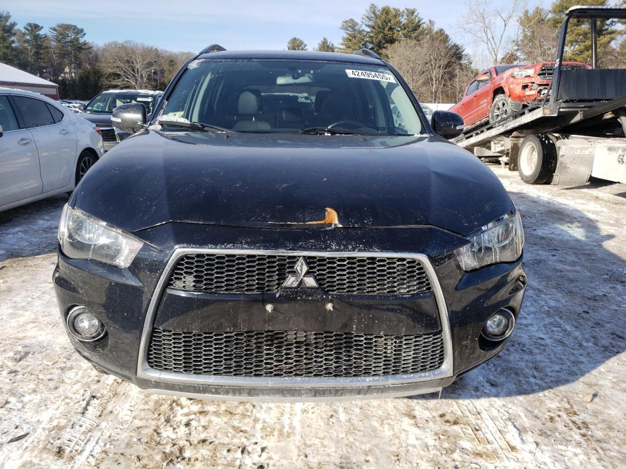 2011 Mitsubishi Outlander VIN JA4JT3AW1BU037533 Copart auction photo, front end damage thumbnail 5