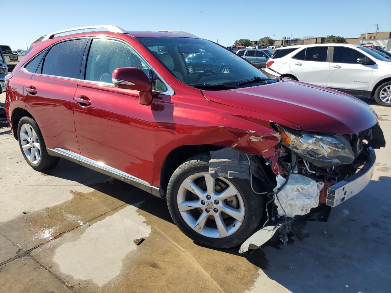 2012 Lexus RX VIN 2T2ZK1BA4CC071706 Copart auction photo, front end / minor dent/scratches damage thumbnail 4