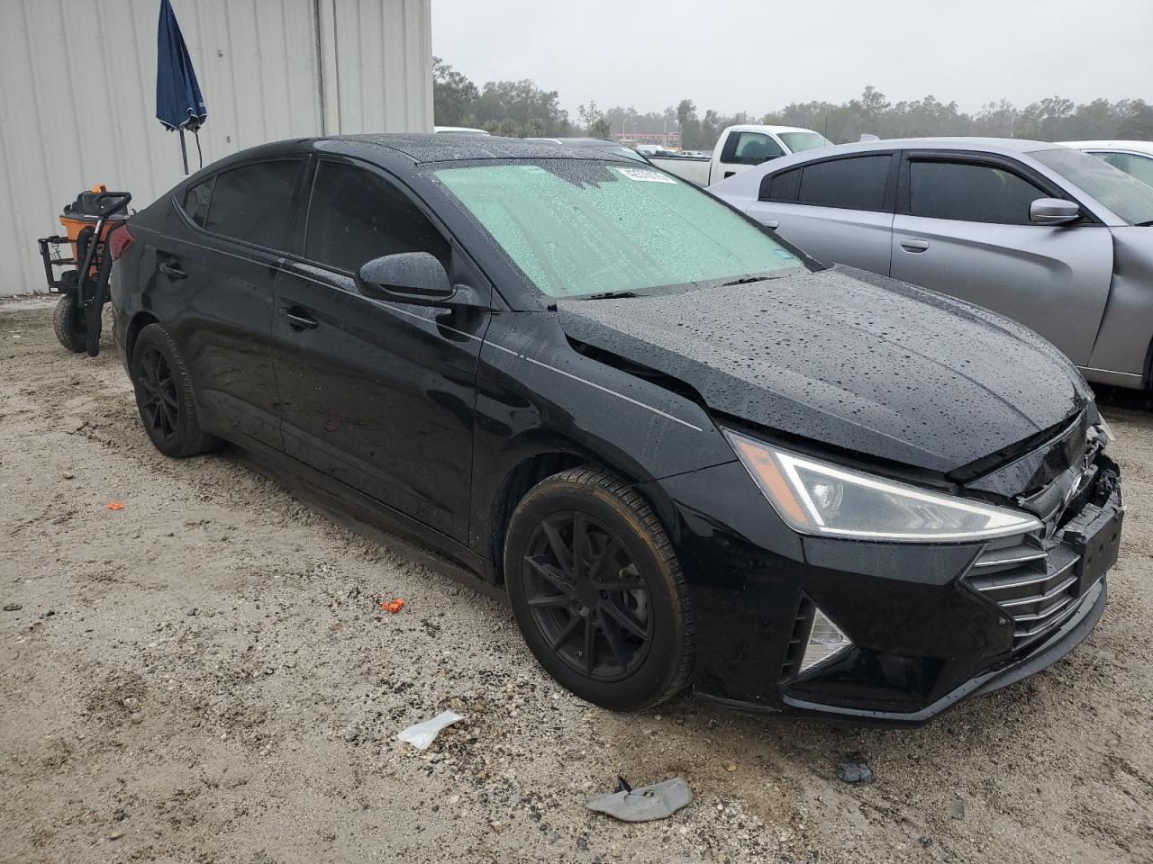 2019 Hyundai Elantra VIN KMHD84LF1KU784052 Copart auction photo, front end damage thumbnail 4