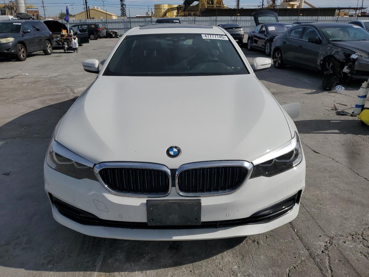 2019 BMW 5er VIN WBAJA9C55KB393219 Copart auction photo, rear end damage thumbnail 5