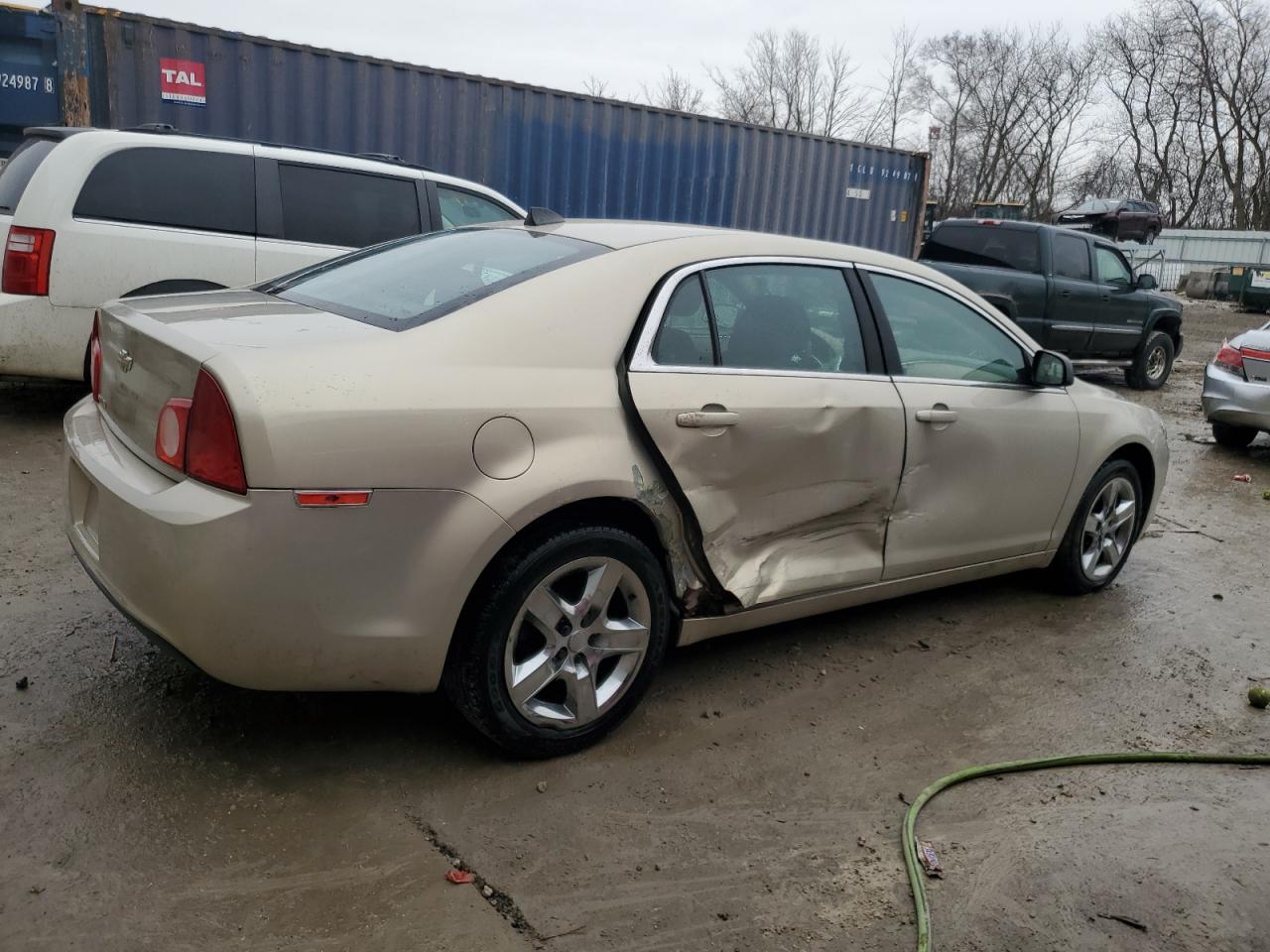 2012 Chevrolet Malibu VIN 1G1ZB5E02CF305243 Copart auction photo, side / rear end damage thumbnail 3
