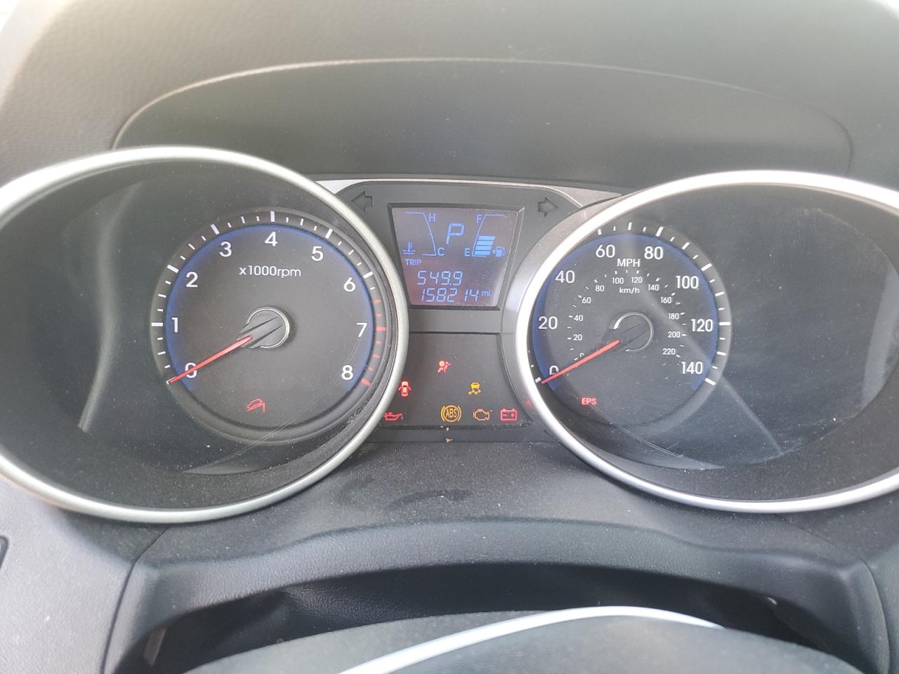 2013 Hyundai Tucson VIN KM8JU3AC7DU721185 Copart auction photo, front end / rear end damage thumbnail 9