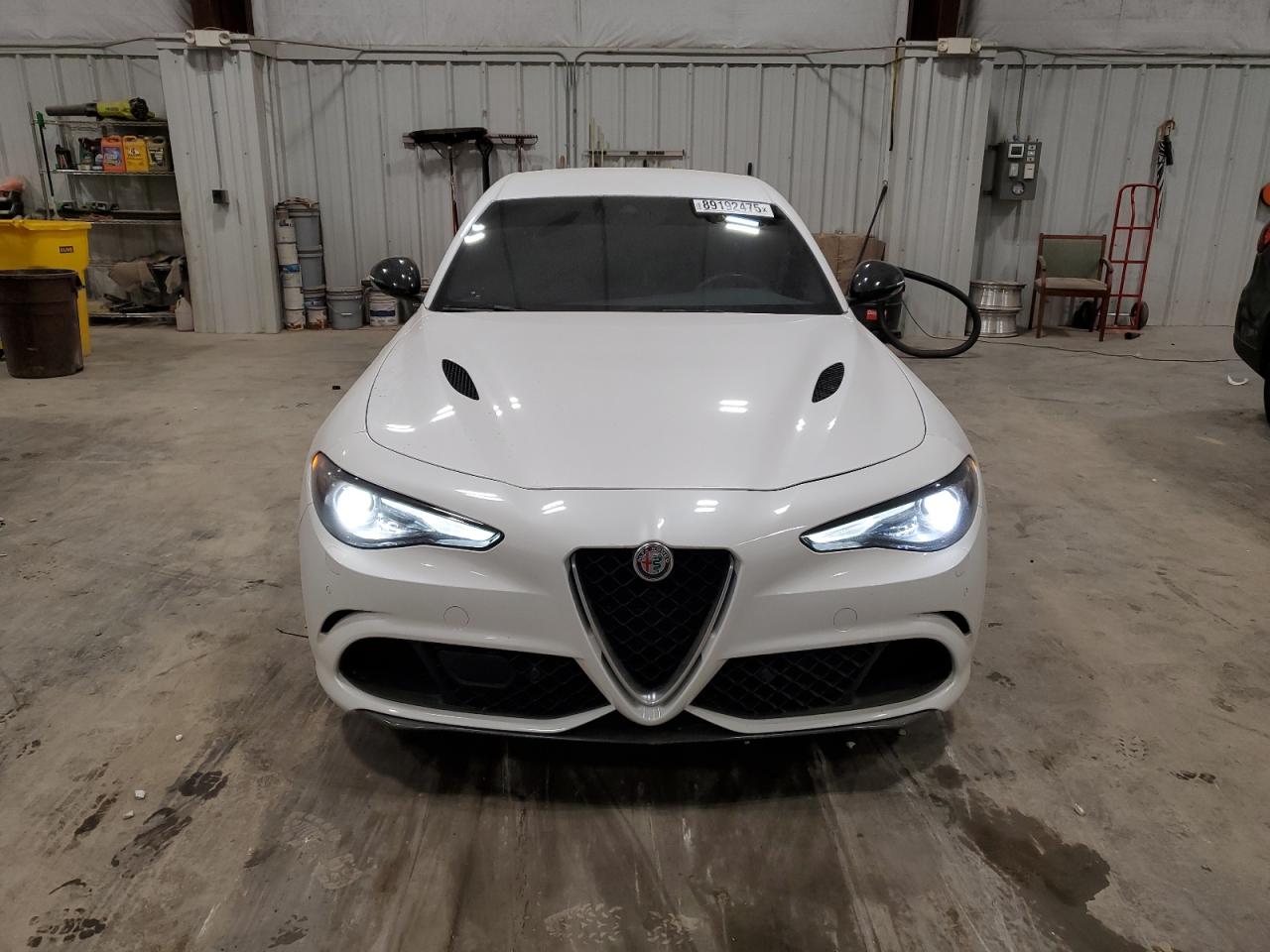 2020 Alfa Romeo Giulia VIN ZARFAMEV9L7622407 Copart auction photo, undercarriage damage thumbnail 5