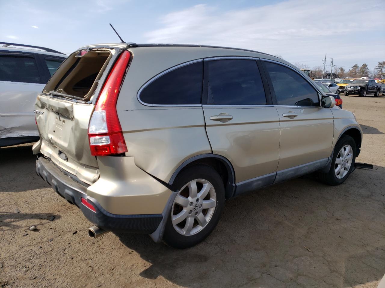 2009 Honda CR-V VIN 5J6RE48739L017351 Copart auction photo, rear end / minor dent/scratches damage thumbnail 3