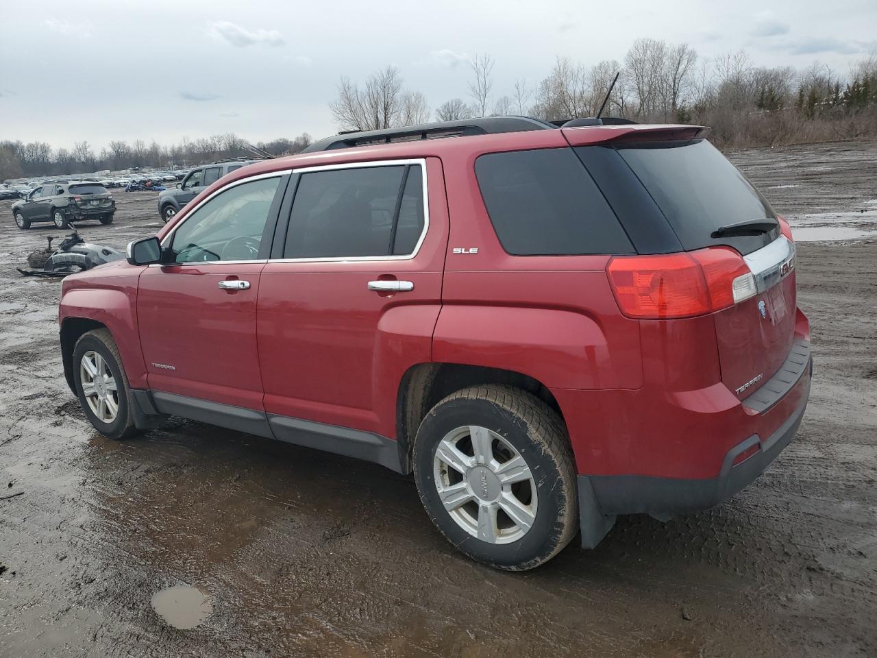 2015 GMC Terrain VIN 2GKALREK5F6437328 Copart auction photo, side damage thumbnail 2