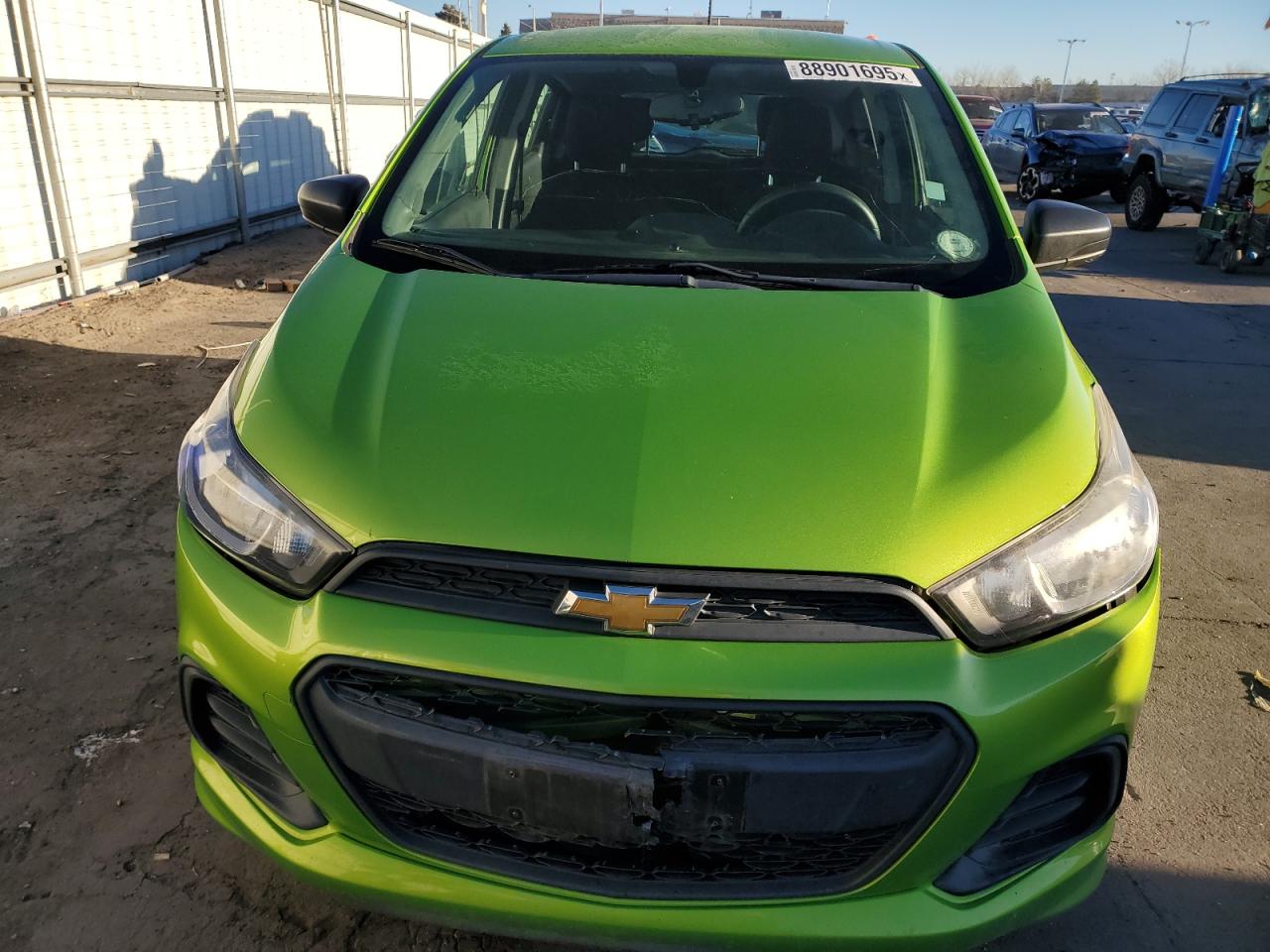 2016 Chevrolet Spark VIN KL8CB6SA8GC572953 Copart auction photo, front end / rear end damage thumbnail 5