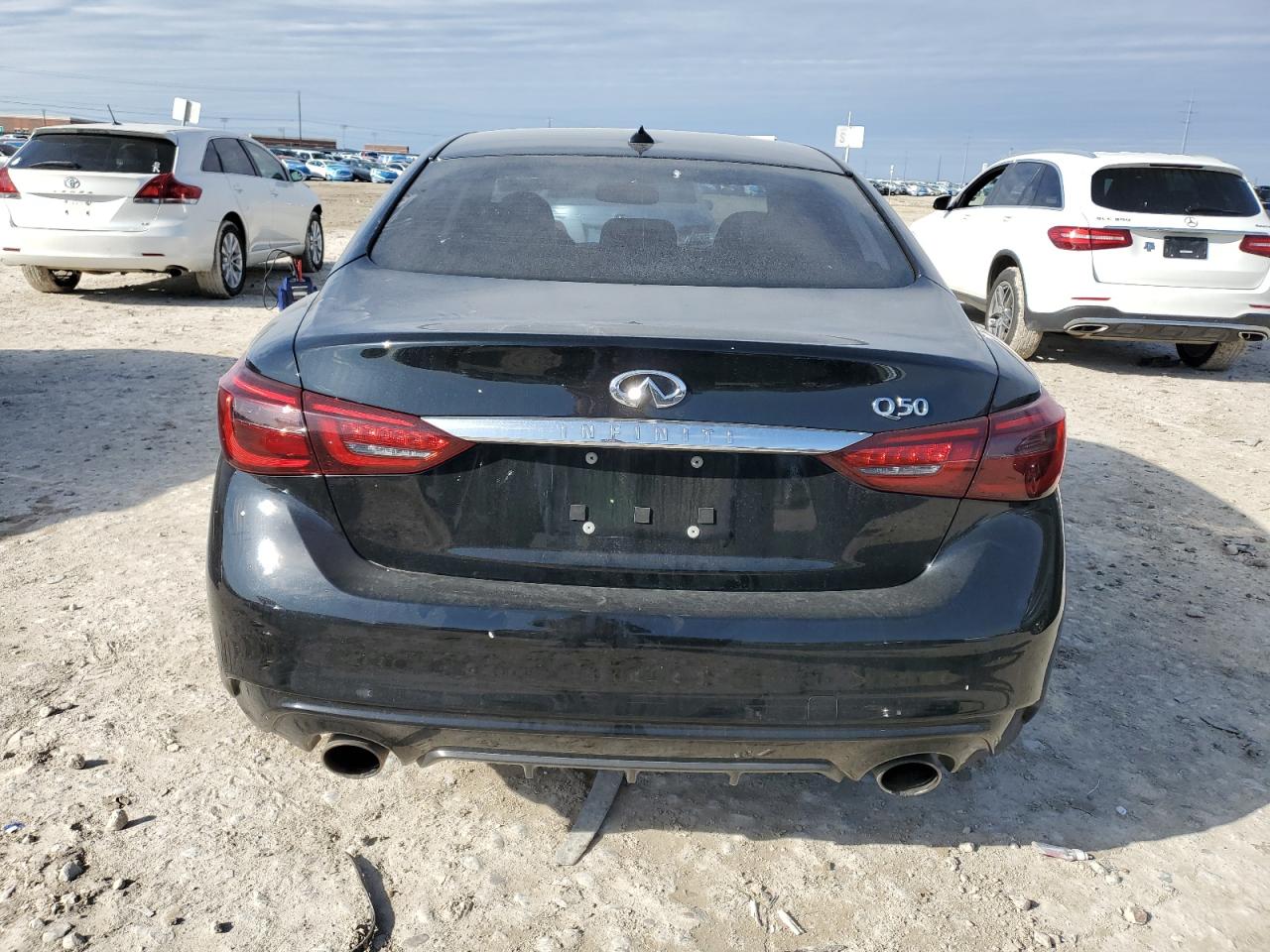 2019 Infiniti Q50 VIN JN1EV7APXKM540420 Copart auction photo, front end damage thumbnail 6