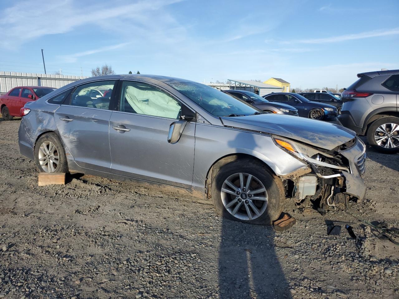 2017 Hyundai Sonata VIN 5NPE24AF6HH533754 Copart auction photo, rollover damage thumbnail 4