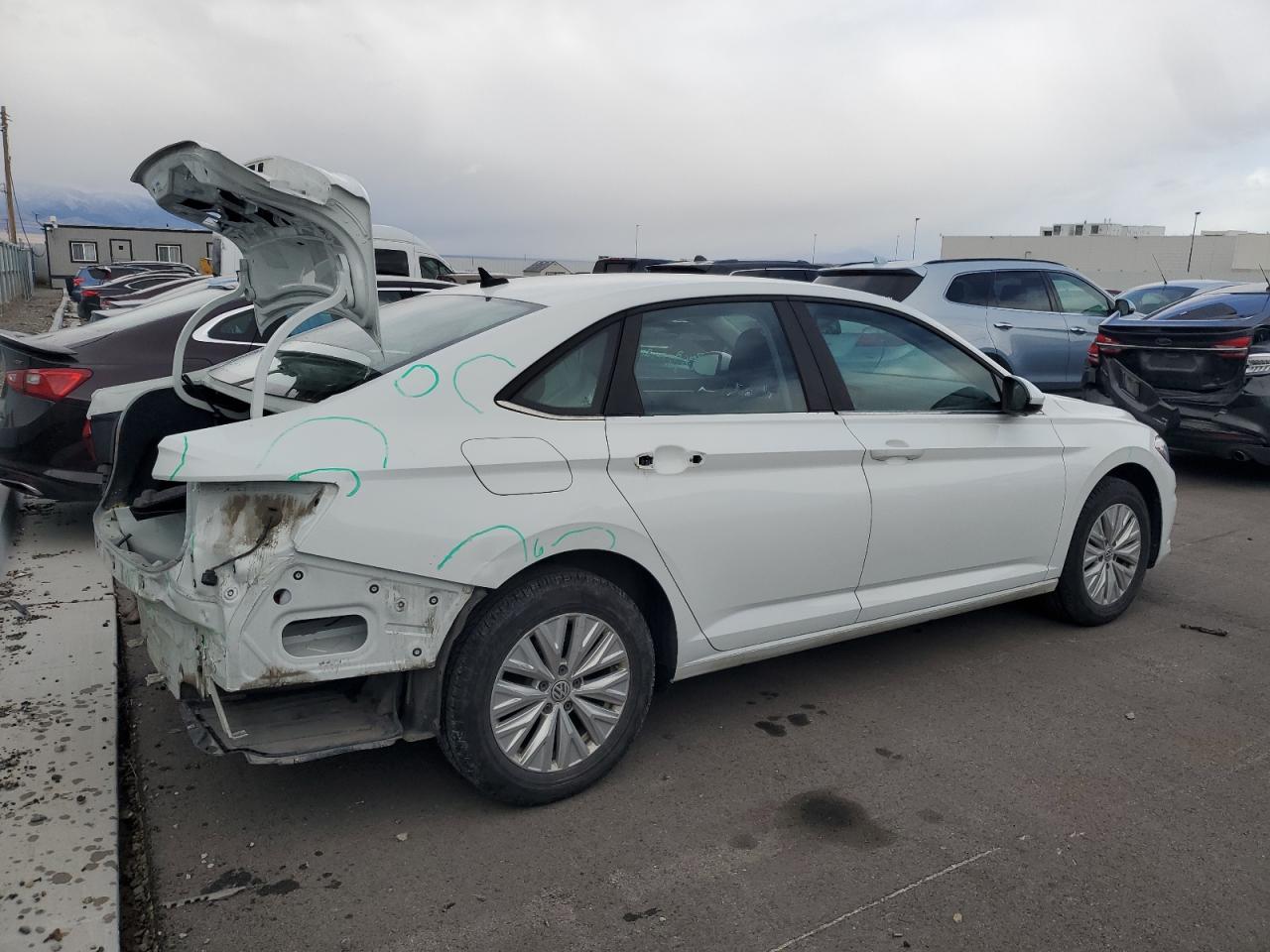 2020 Volkswagen Jetta VIN 3VWN57BU7LM042437 Copart auction photo, rear end damage thumbnail 3