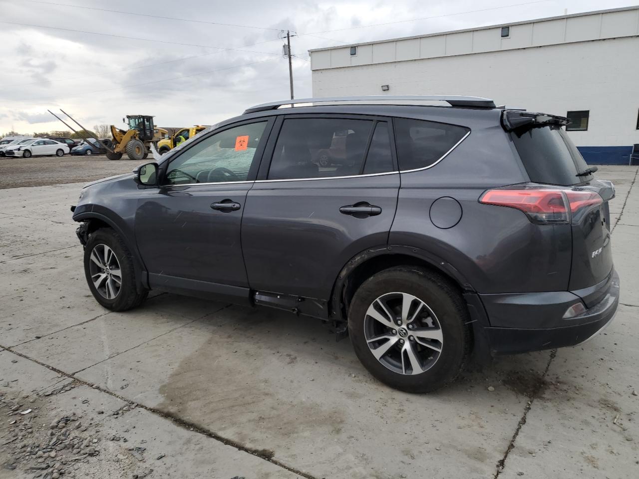 2017 Toyota RAV 4 VIN JTMRFREVXHJ124846 Copart auction photo, front end / side damage thumbnail 2