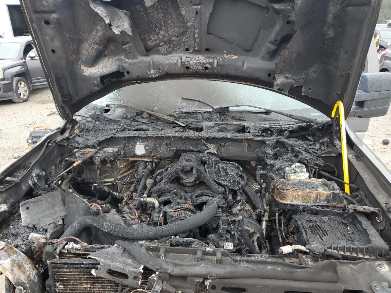 2010 Ford F-150 VIN 1FTFW1EV7AKA77179 Copart auction photo, burn damage thumbnail 11