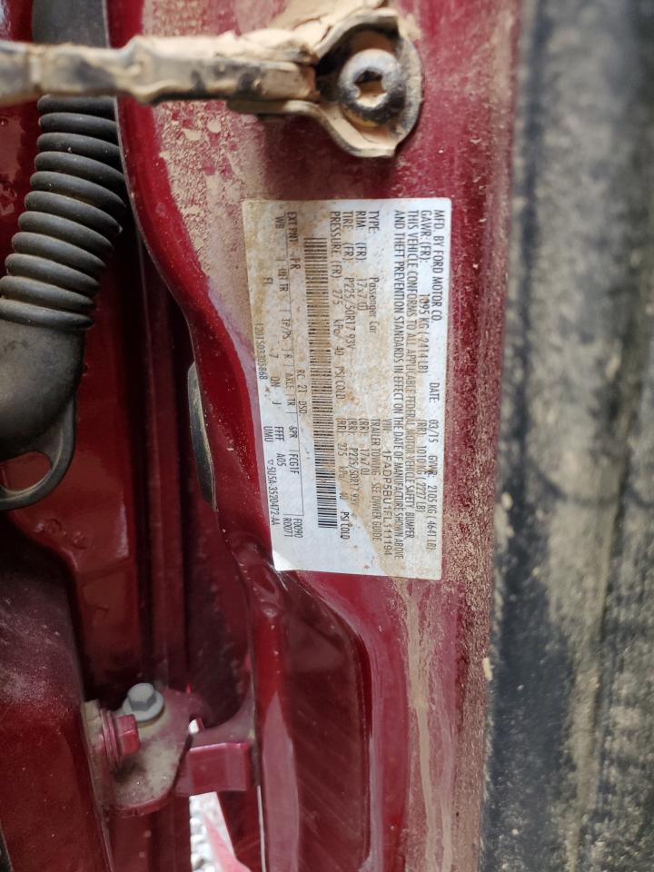 2015 Ford C-MAX VIN 1FADP5BU1FL111194 Copart auction photo, water/flood / side damage thumbnail 13