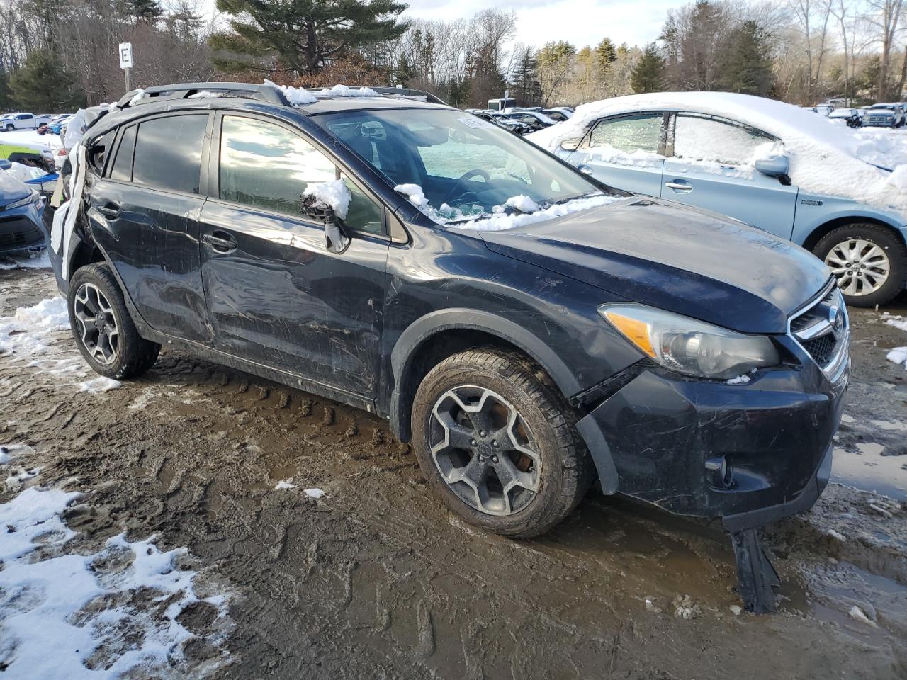 2014 Subaru XV VIN JF2GPAGC4E8212202 Copart auction photo, all over damage thumbnail 4