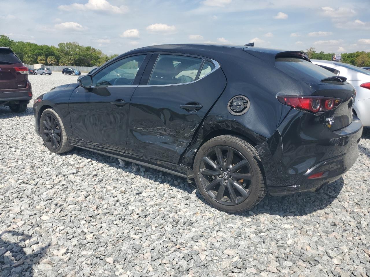 2021 Mazda 3 VIN JM1BPBJY6M1402352 Copart auction photo, rear end / side damage thumbnail 2
